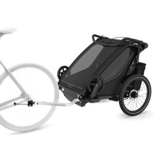 Remorque bébé vélo​ Thule pour 2 Enfants - Chariot Sport 2 Double - noir